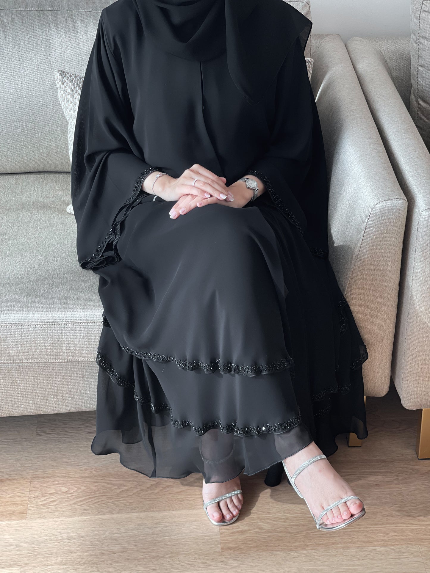 Flowy Black Abaya