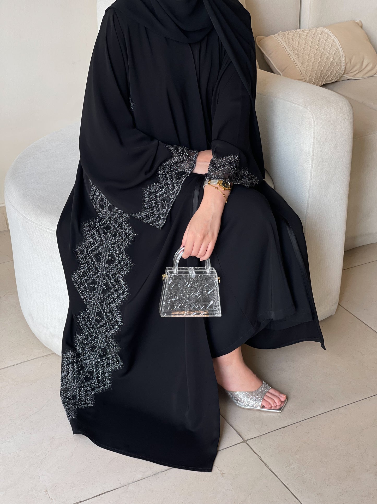 Silken Mirage Abaya