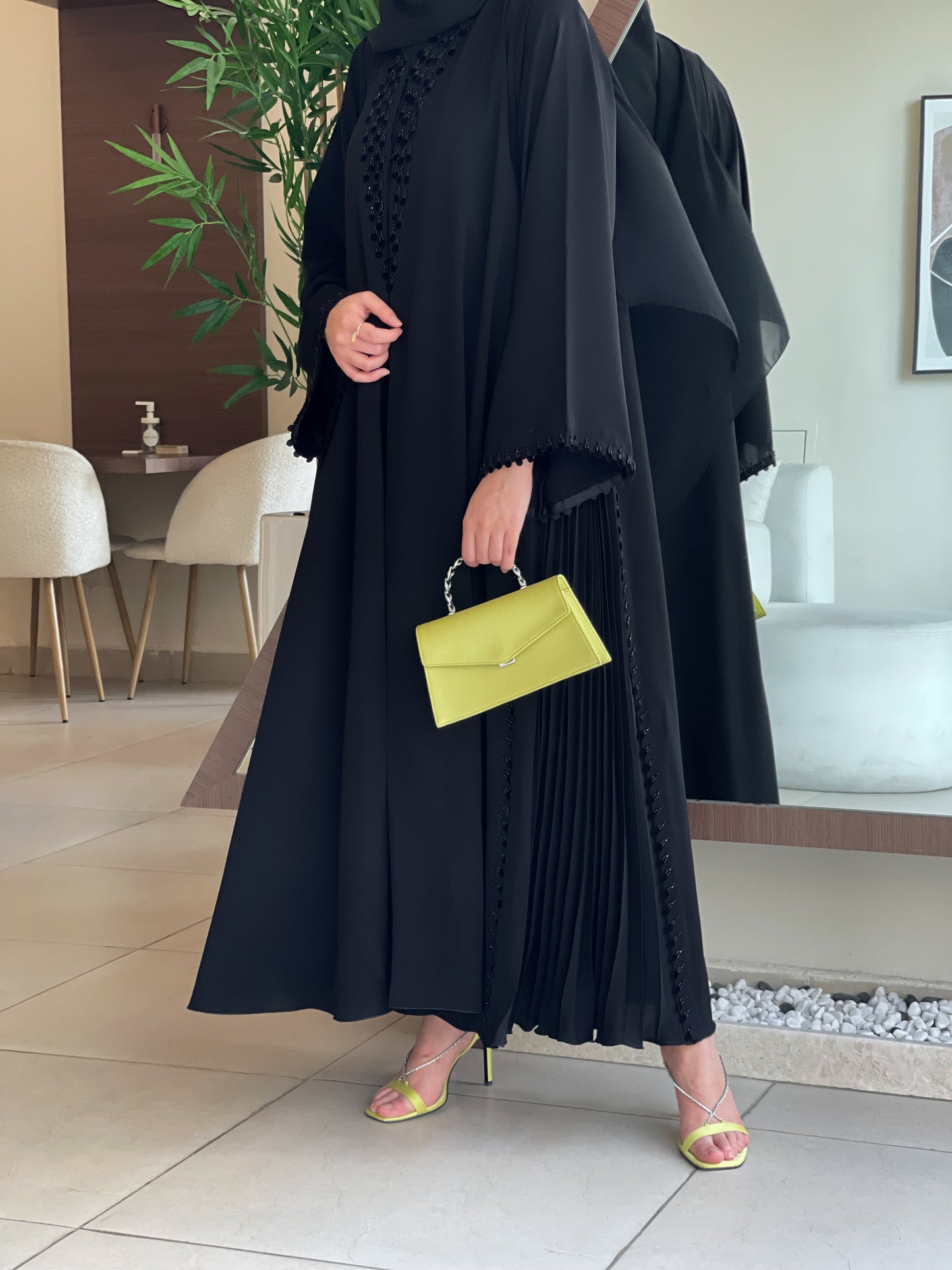 Pleated Harmony Abaya