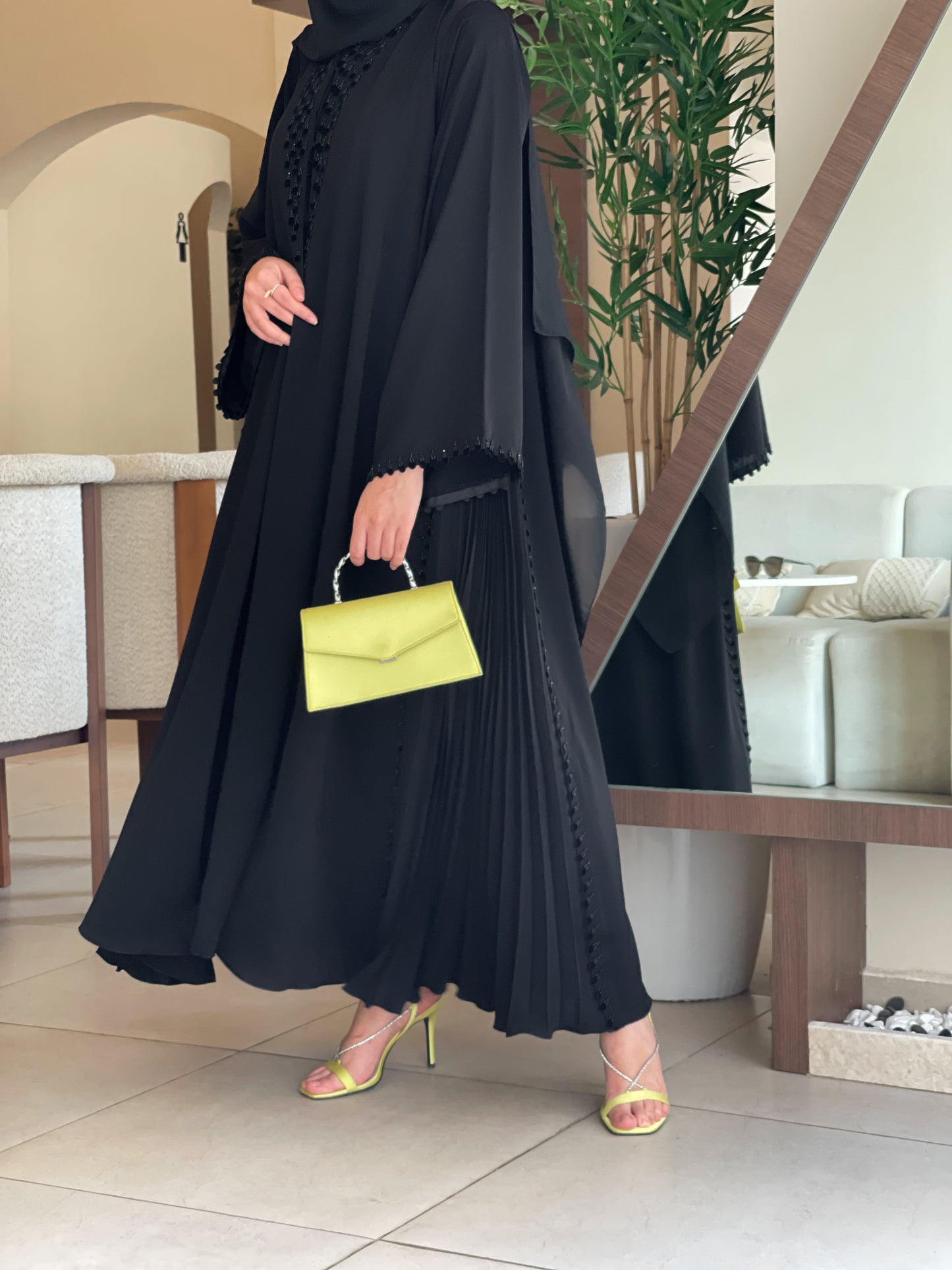 Pleated Harmony Abaya